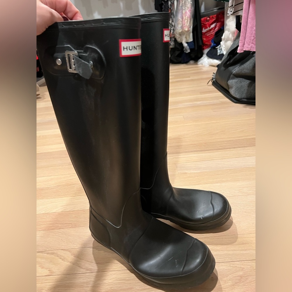 Hunter Original Tall Black Boots
